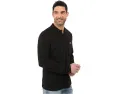 Поло Lacoste с длинным рукавом из пике с вышитым крокодилом