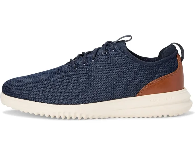 Туфли Cole Haan Grand+ Knit Oxfords из трикотажа и кожи с петлями для надевания