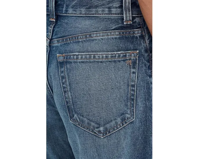 Джинсы Madewell Balloon Jean с высокой посадкой и широкими штанинами в цвете Greendale Wash
