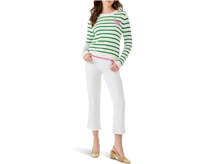 Свитер Jovienne с полосками и вязаным узором Lilly Pulitzer