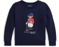 Свитшот Polo Ralph Lauren Kids с принтом Polo Bear и свободным кроем для малышей