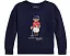 Свитшот Polo Ralph Lauren Kids с принтом Polo Bear и свободным кроем для малышей