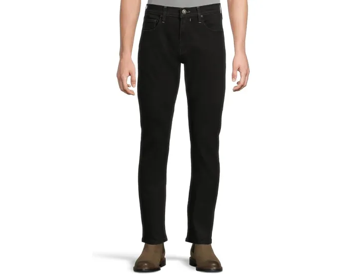 Джинсы Paige Federal Transcend Vintage Slim Straight Fit в оттенке Harlano с винтажным эффектом