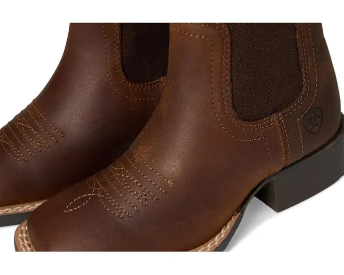 Детские ковбойские сапоги Booker Chelsea от Ariat с квадратным носком