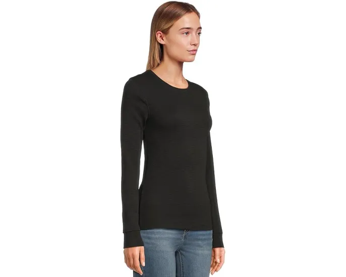 Лонгслив Lilla P с рубчиком и узелковой пряжей в облегающем крое