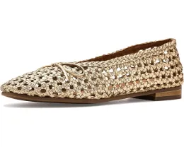Балетки Flagstaff с плетеным кожаным верхом и бантом