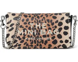 Мини-сумка Marc Jacobs The Cheetah Leather Chain Mini Bag с принтом гепарда