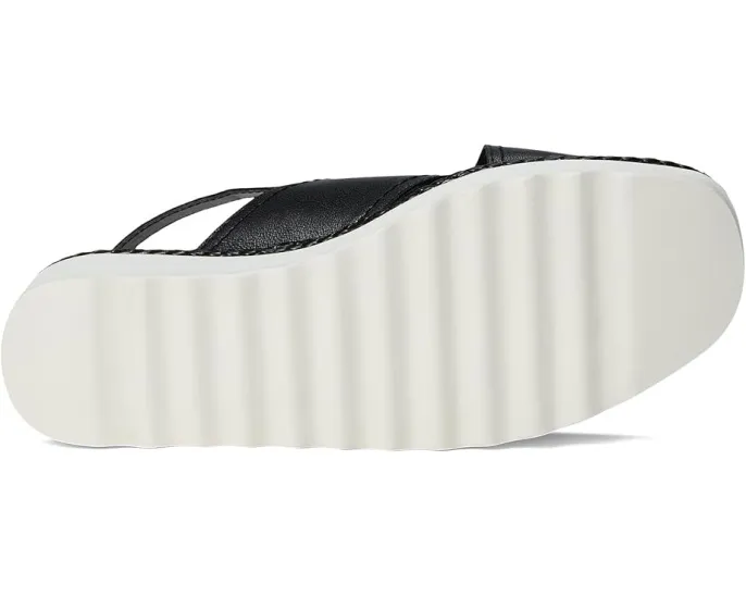 Сандалии Pebina Cross Band Wedge от Lucky Brand с перекрещивающимися ремешками и каблуком-клином