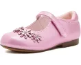 Туфли для девочек Nina Kids Daisy с цветочным апплике и стразами на липучке