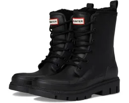 Водонепроницаемые утепленные ботинки Hunter Dianas до середины икры на шнуровке