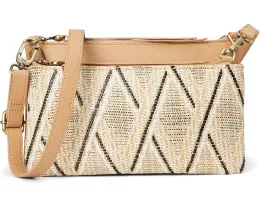 Кожаная сумка через плечо HOBO Darcy Double с дизайном под змею