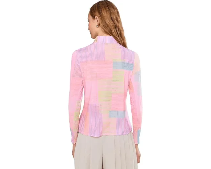 Длинная блуза Jamie Sadock с тартановым принтом и защитой от солнца Sunsense