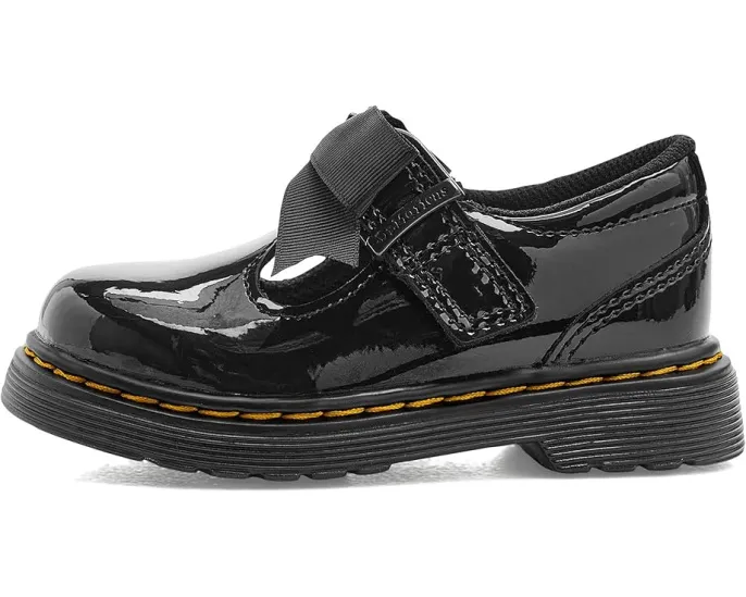 Dr. Martens детские туфли Polley II Bow с бантом на липучке