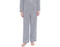 Пижамный комплект Lauren Ralph Lauren с длинным рукавом и отложным воротником