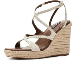Босоножки Nine West Adriane на танкетке с открытым мысом