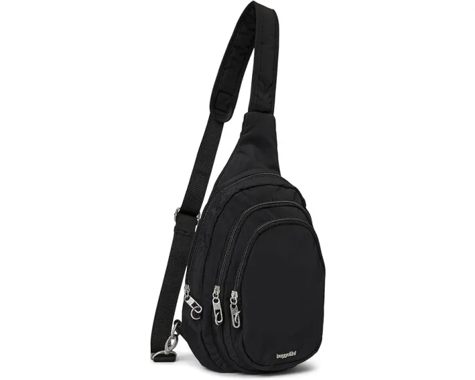 Сумка-слинг Baggallini Securtex с тройной молнией и защитой от кражи