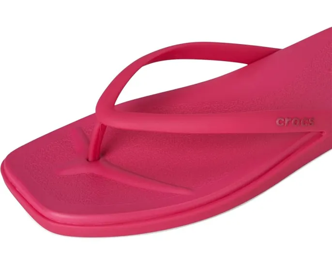 Сланцы Crocs Miami Flip с клиновидной подошвой и квадратным носком