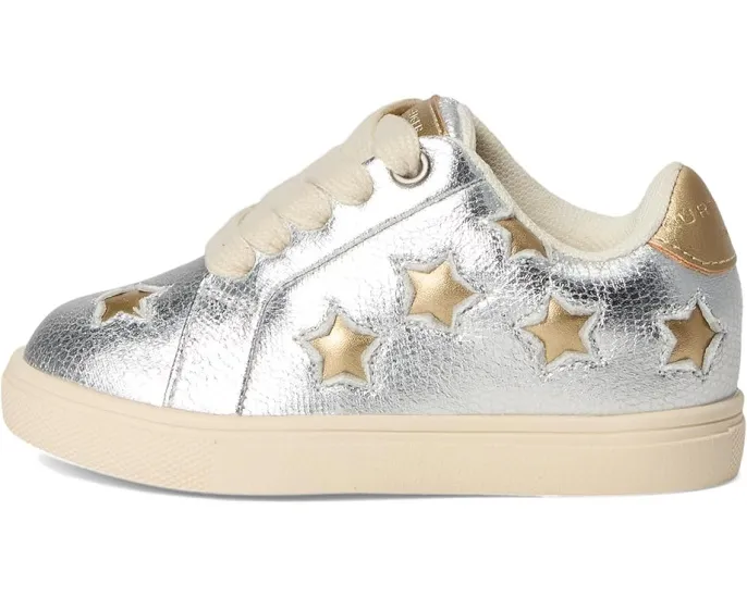 Детские кроссовки Kurt Geiger London Kids Mini Lane Star с золотыми звездами