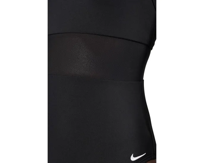 Цельный купальник Nike Mesh V Back с сетчатыми вставками