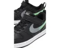 Кроссовки Nike Court Borough Low Fade для детей Black и Illusion Green