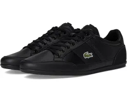 Кроссовки Lacoste Chaymon Tonal с кожаным верхом и контрастной окантовкой