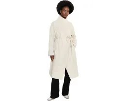 Пальто Eileen Fisher Light Cotton Nylon с драпированным воротником
