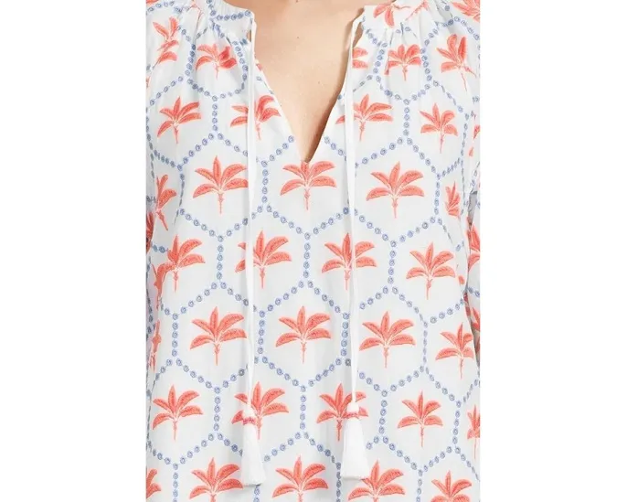 Tommy Bahama Платье Catalina Coast с вышивкой и отделкой помпонами