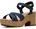 Сандалии Nerisa Twist Clarks на удобном каблуке с ремешками и стелькой Ultimate Comfort