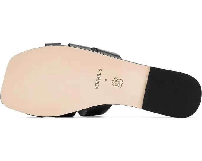 Сандалии Bernardo Oxford с плетёным верхом и открытым носком