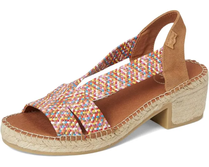 Сандалии-эспадрильи Toni Pons Dalyn на платформе с ремешком на щиколотке