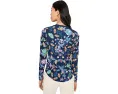 Johnny Was облегающая блузка Elizabeth с длинным рукавом и цветочным принтом