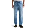 Прямые джинсы AG Jeans Felix Vintage с потертостями
