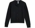 Детский хлопковый кардиган Primary Kids Cotton Cardigan Sweater черного цвета