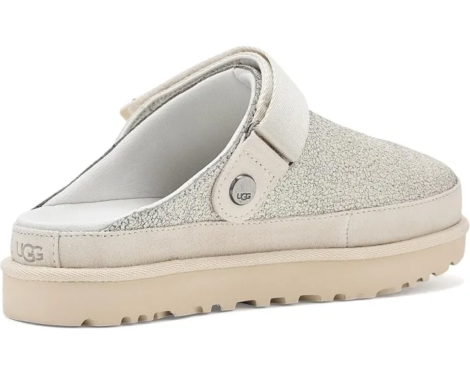 Клоги UGG Goldenstar Crackle с эффектом кракелюра и поворотной лямкой