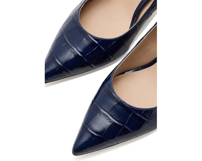 Туфли Adrienne из тисненой кожи крокодила Lauren Ralph Lauren