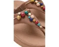 Сандалии Lulu Beaded FitFlop с открытым носом и ремешком на перемычке