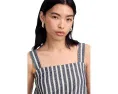 Madewell Shania Top - Striped Twill Linen с квадратным вырезом