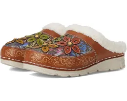 Клоги L'Artiste by Spring Step Honestela с тиснением и текстильной подкладкой