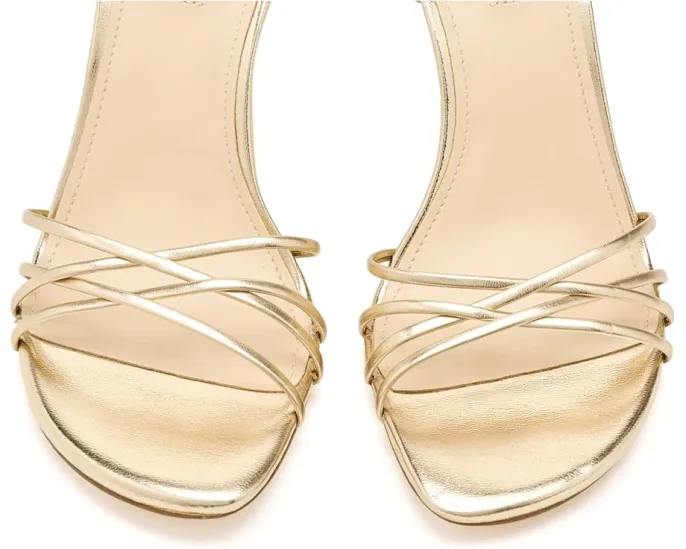 Вечерние сандалии Nine West Opela на высоком каблуке-стилетто с переплетением бретелей и лямками на щиколотке