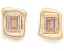 Серьги-гвоздики Molten Glass с цирконием и латунью Kate Spade New York