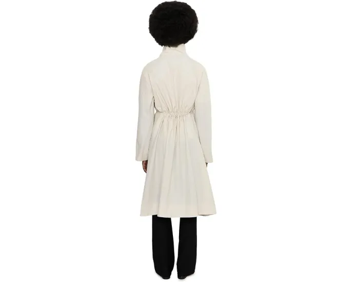 Пальто Eileen Fisher Light Cotton Nylon с драпированным воротником