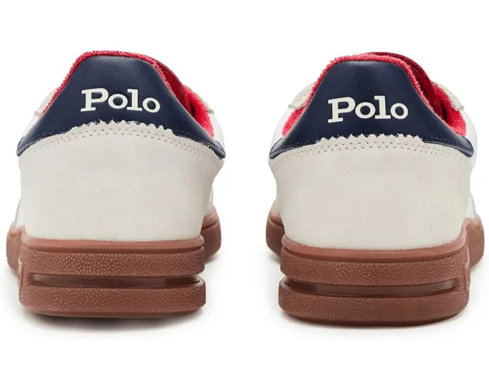 Polo Ralph Lauren Bedford кроссовки из кожи и замши с дышащей подкладкой
