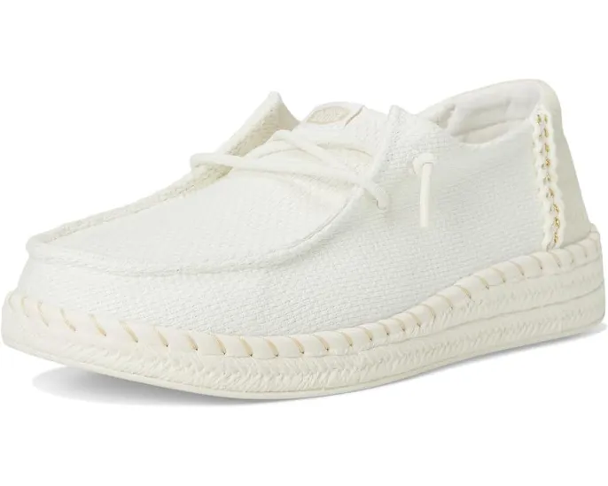 Эспадрильи Hey Dude Wendy Espadrille Woven с плетеным верхом и пробковой стелькой