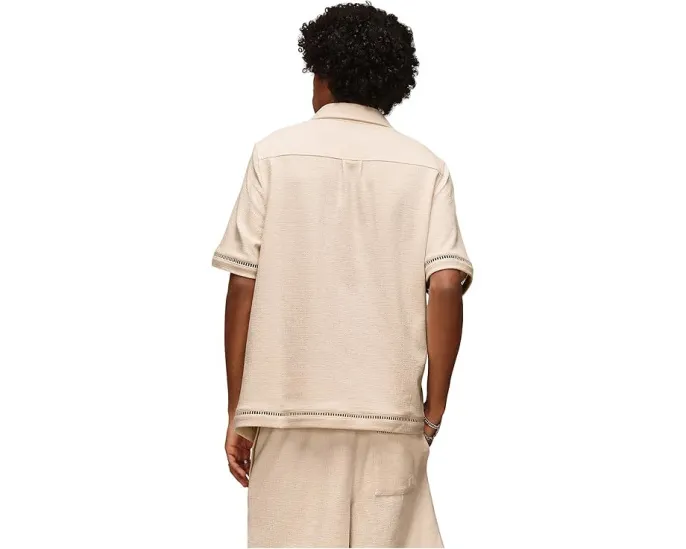 Рубашка UGG Devyn с коротким рукавом и отделкой из косы