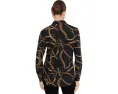 Рубашка Classic Fit Belting-Print Crepe от Lauren Ralph Lauren