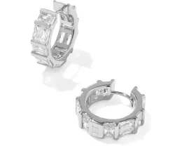 Серьги-хаги Jamie Huggie с прямоугольным цирконием от Kendra Scott