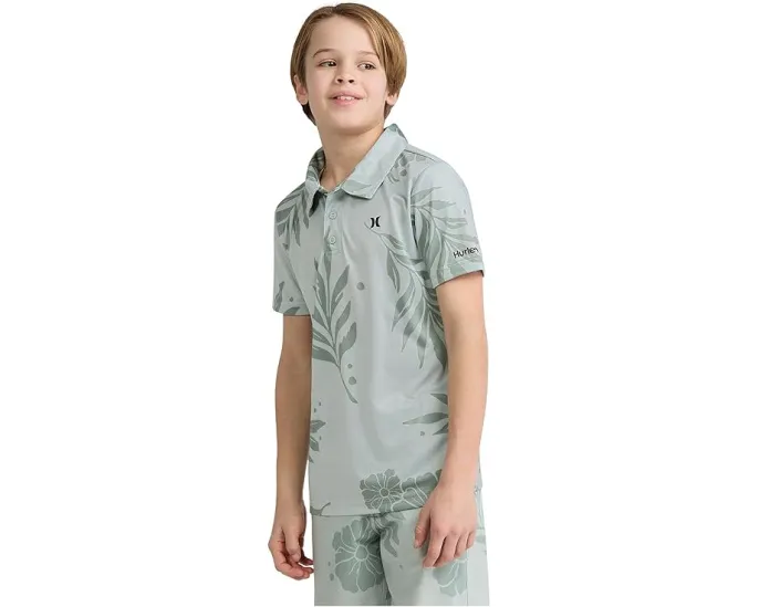 Поло Hurley Kids Printed Belmont Polo с технологией H20-Dri для отвода влаги