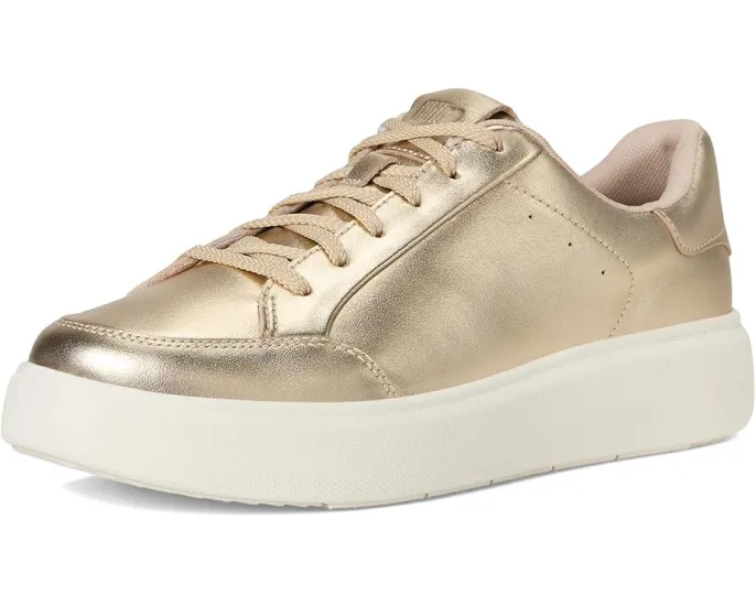 Кроссовки FitFlop Rtg из металлизированной кожи с эргономичной стелькой