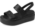 Сандалии Crocs Brooklyn 4U на низком клине с регулируемым ремешком и стелькой из ЭВА