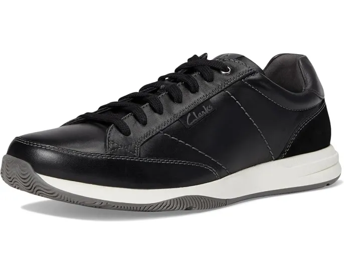 Кроссовки Clarks Townview Lace из премиальной кожи с противоскользящей подошвой